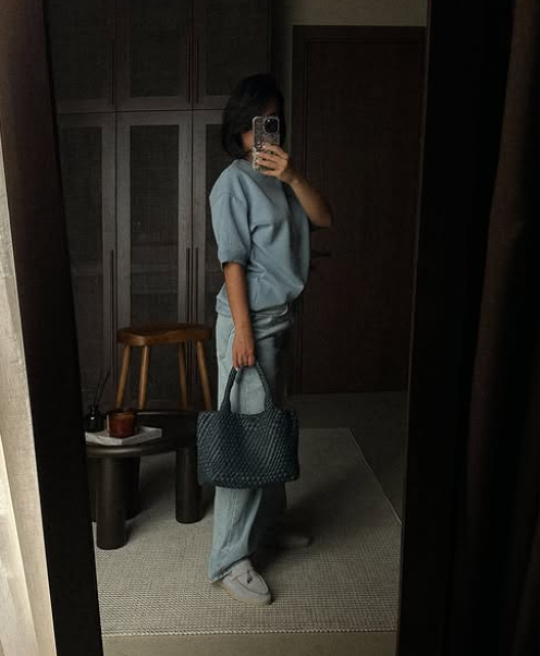 Strukturalna pleciona torba typu tote