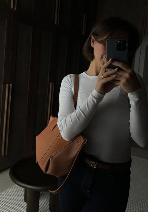 Miękka torba shopper o dużej pojemności z usztywnianymi uchwytami